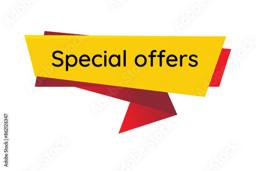 special offer banner , Vector format