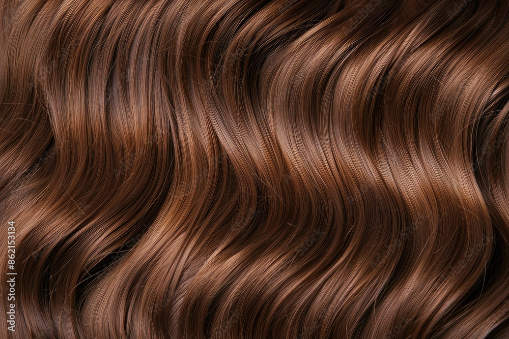 Rich, chestnut brown hair styled in soft waves, set against a neutral background with plenty of copyspace, capturing the depth and richness of the color, Rich, chestnut brown hair styled in soft waves, set against a neutral background with plenty of copyspace, capturing the depth and richness of the color,
