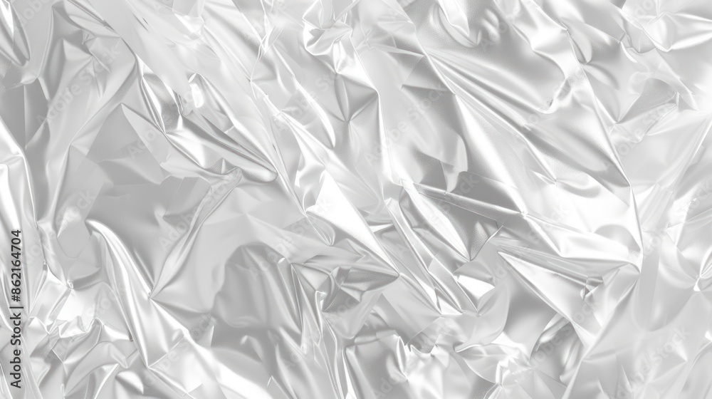 wavy crumpled transparent plastic, background texture wavy crumpled transparent plastic, background texture