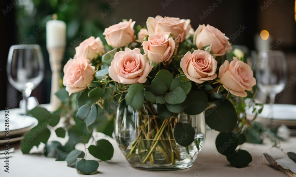 bouquet of roses in a vase bouquet of roses in a vase