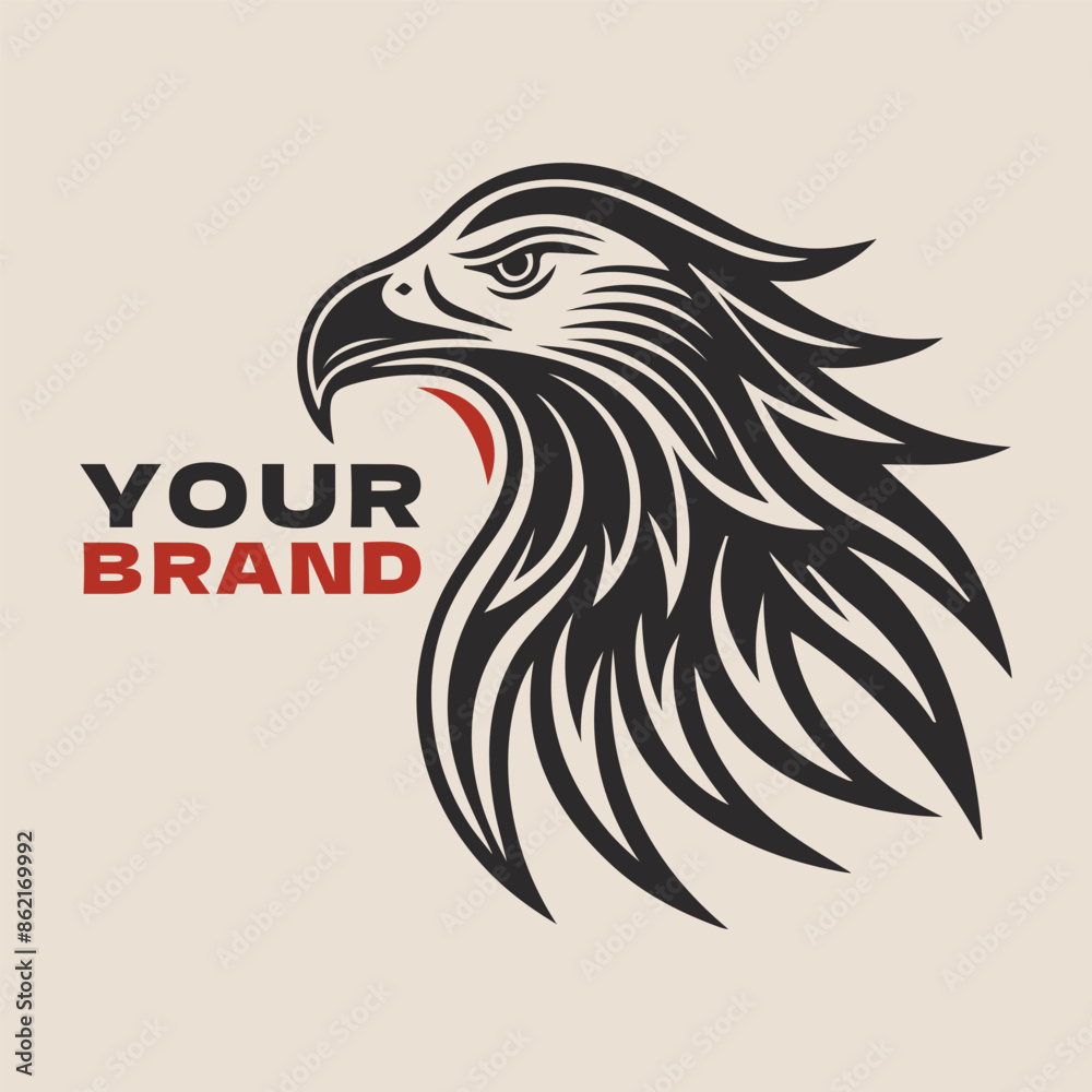 Eagle Head Logo Silhouette Eagle Head Logo Silhouette