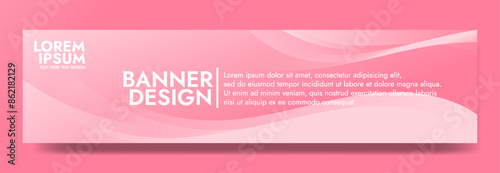 This pink gradient wave template banner adds a dynamic look to headers, promotional banners, and graphic elements. Perfect for modern designs