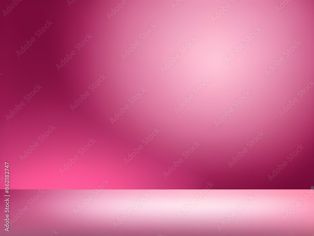 Gradient pink Banner with Dark pink and Black Vignette: Elegant Studio Design