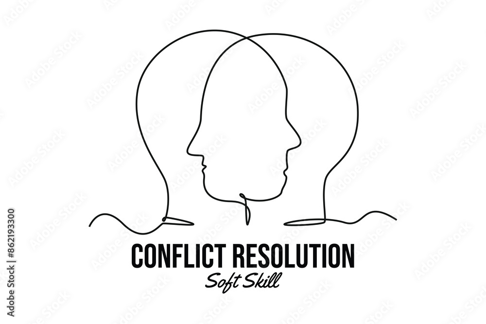 Skill and Training concept. Single line draw design vector graphic illustration. Skill and Training concept. Single line draw design vector graphic illustration.