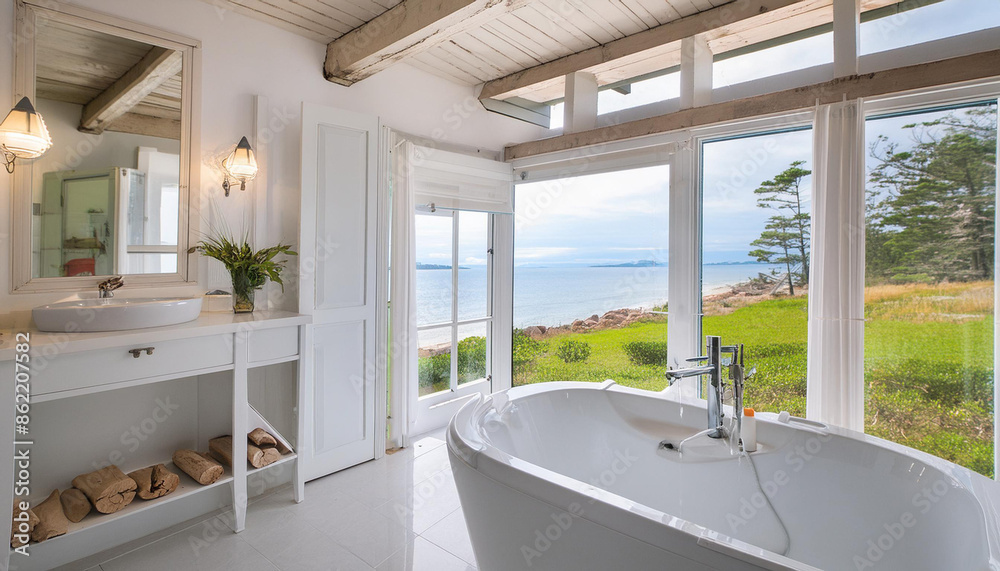 bright white bathroom, elegant, interior, house, home, architecture, decor, design, farmhouse, modern, contemporary, water view, ocean view, comfortable bright white bathroom, elegant, interior, house, home, architecture, decor, design, farmhouse, modern, contemporary, water view, ocean view, comfortable