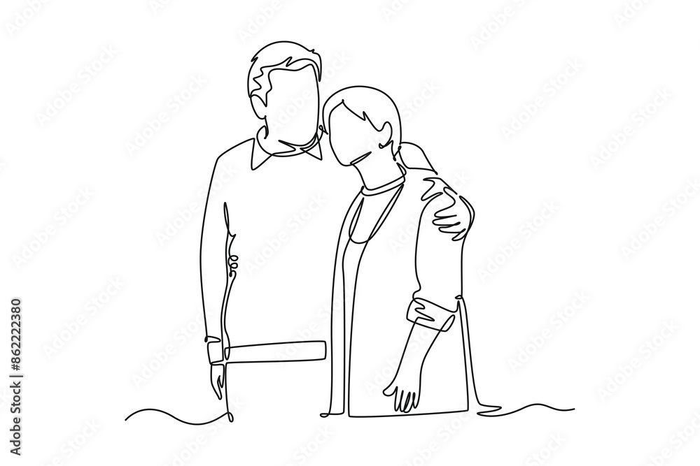 All about love concept. Single line draw design vector graphic illustration. All about love concept. Single line draw design vector graphic illustration.