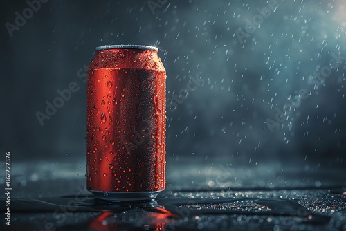 mockup photography of a soda can , soda, water, drink, metal, silver, alcohol, background, mockup, aluminium, 3d