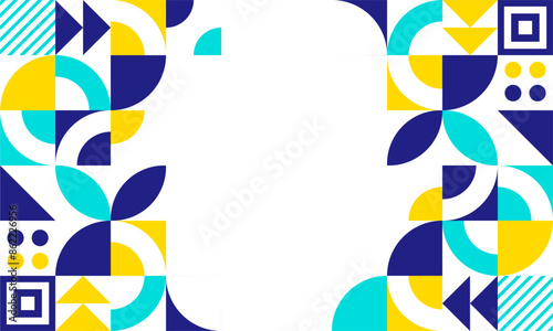 abstract mosaic flat design background