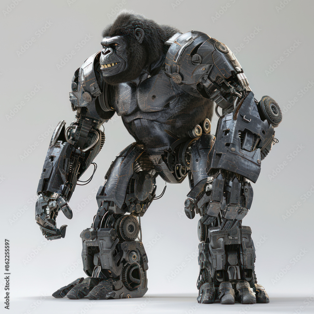 A kingkong With Robot Armor Military 3D Models A kingkong With Robot Armor Military 3D Models