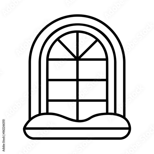 frosty window