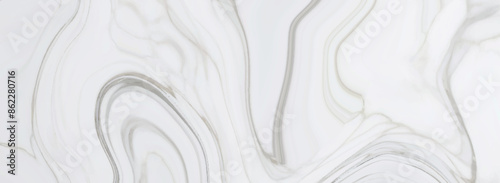 Abstract clean white marble texture banner vector background. Abstract background with marbled texture pattern in elegant fluid wavy swirls and curled pattern.  natural fluid art marble in alcohol ink
