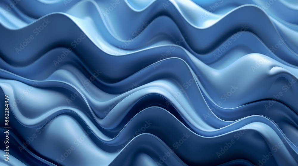 Blue wavy abstract background, fluid motion pattern. Modern digital art concept Blue wavy abstract background, fluid motion pattern. Modern digital art concept