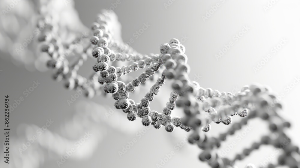 Colored Genetic Code DNA Molecule Structure Colored Genetic Code DNA Molecule Structure