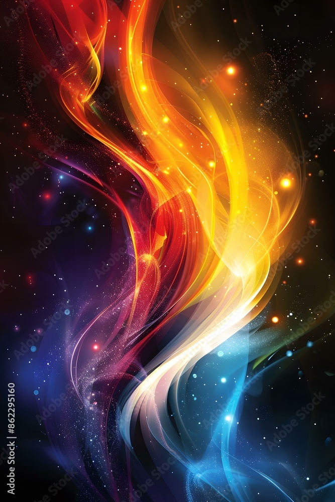 Obraz premium Colorful abstract background image