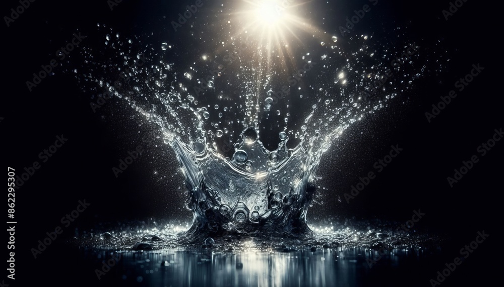 Obraz premium Water splash background