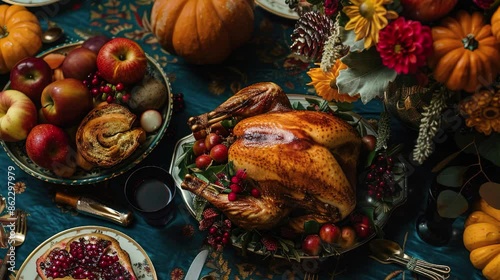 Celebrate Thanksgiving by gathering with loved ones, expressing gratitude for blessings, and enjoying a feast that symbolizes unity and appreciation