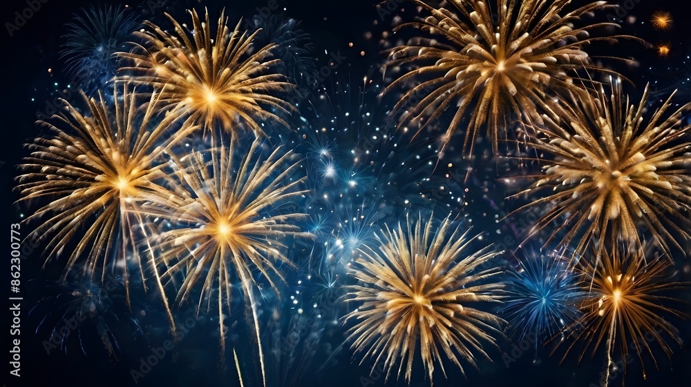 fireworks in the sky