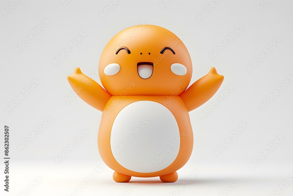 3D cute cartoon character
