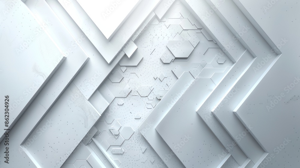 Reverse zigzag light pattern with a business tactical theme on a white background Reverse zigzag light pattern with a business tactical theme on a white background