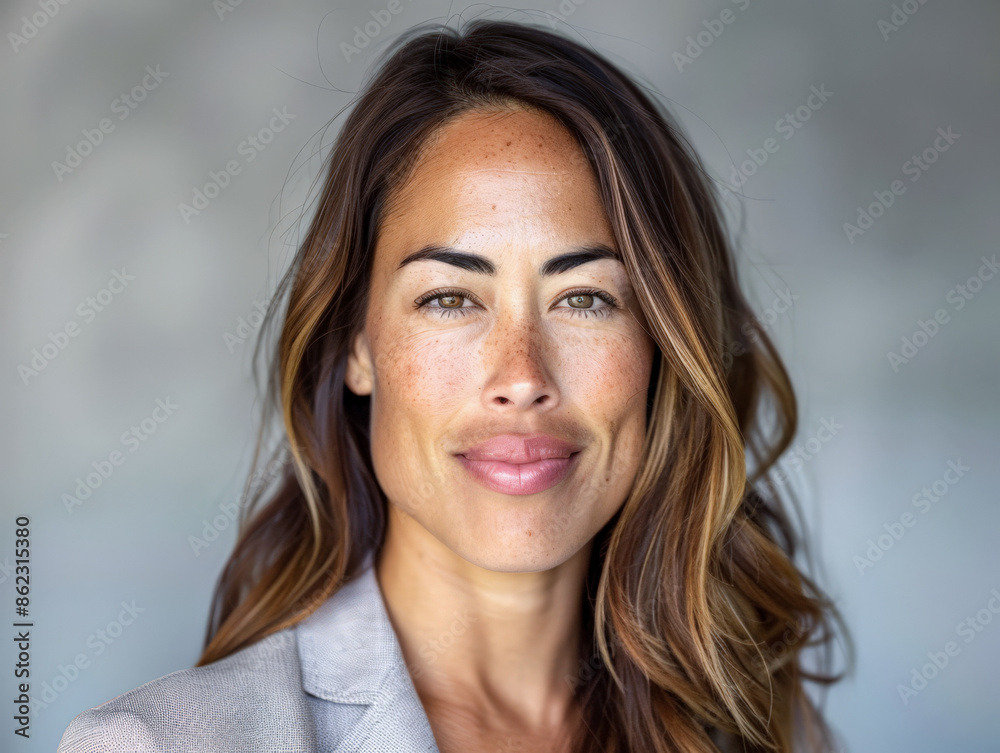 Female CEO of a company posing for the camera isolated from the background. Diverse women in corporate leading position concept image. Female CEO of a company posing for the camera isolated from the background. Diverse women in corporate leading position concept image.