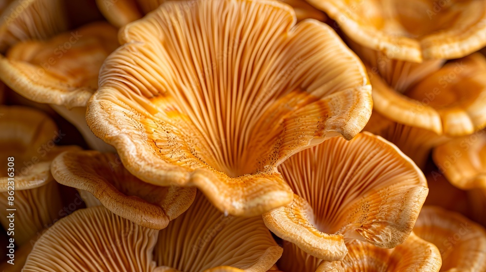 A close up of some mushrooms.
