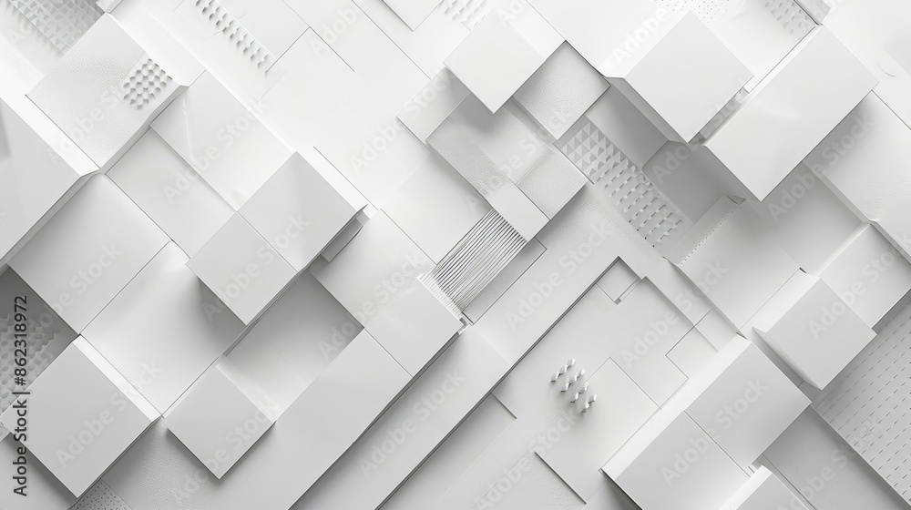 A minimalist geometric pattern with a subtle pattern overlay adding another layer of complexity on a clean white background A minimalist geometric pattern with a subtle pattern overlay adding another layer of complexity on a clean white background