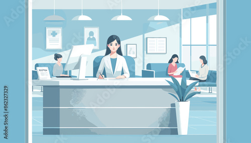 Concept vector illustration of business situation. 