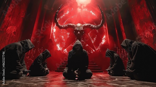 Satanists summoned a demon photo