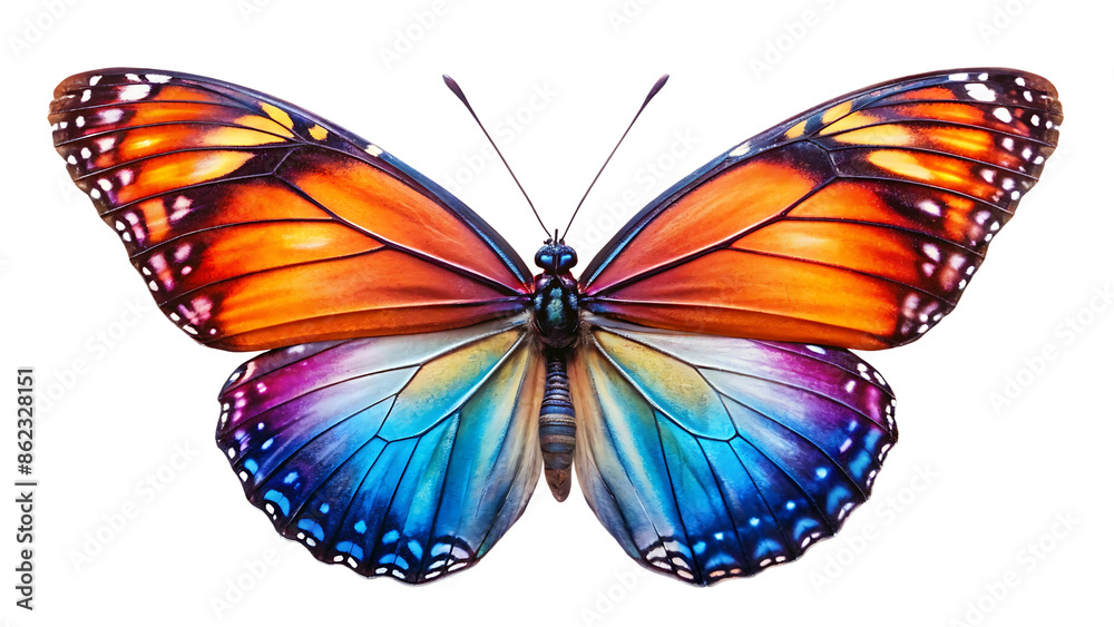 Obraz premium Butterfly Isolated On Transparent Background 