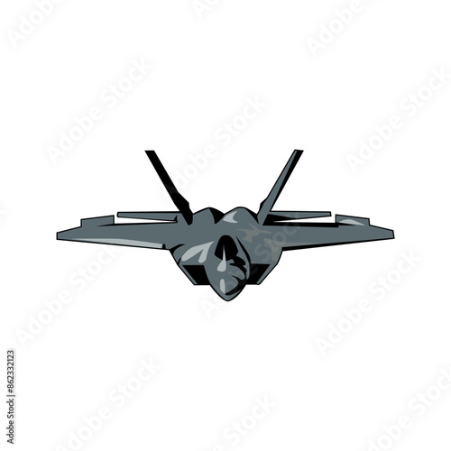 Air Superiority Fighter Stealth American illustration