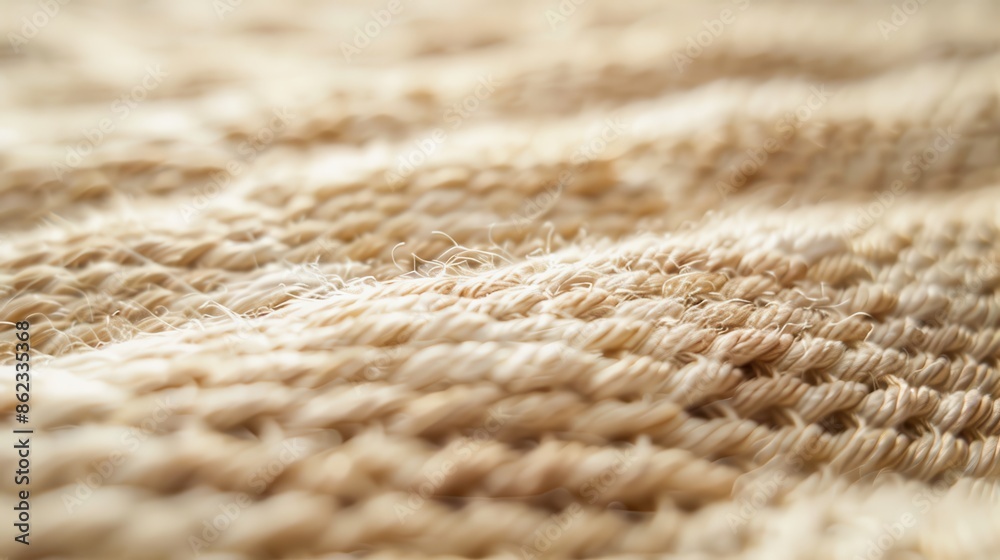 Close-Up of Beige Woven Fabric Texture with Detailed Fibers and Soft Lighting Close-Up of Beige Woven Fabric Texture with Detailed Fibers and Soft Lighting