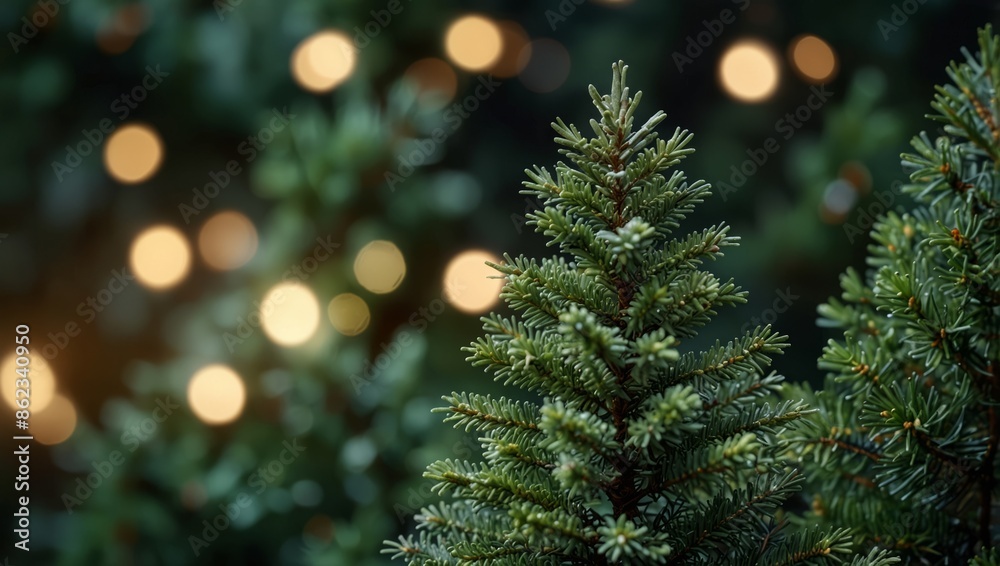 Christmas tree pine on blurred green backdrop Christmas and New Year holiday background Bokeh light banner with copy space. Christmas tree pine on blurred green backdrop Christmas and New Year holiday background Bokeh light banner with copy space.