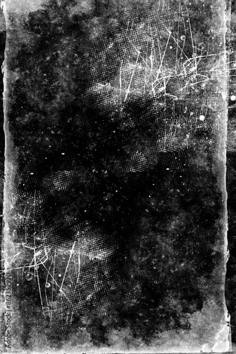 Distress grungy abstract black and white background
