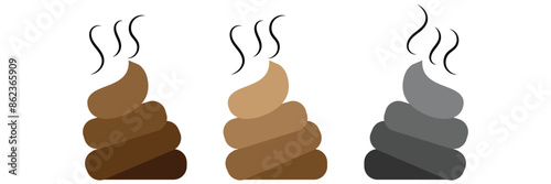 poo icon Vector illustration art