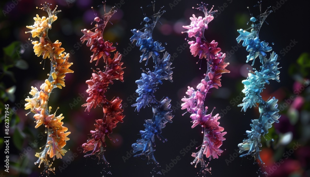 Fototapeta premium computational models and simulations used in structural biology research