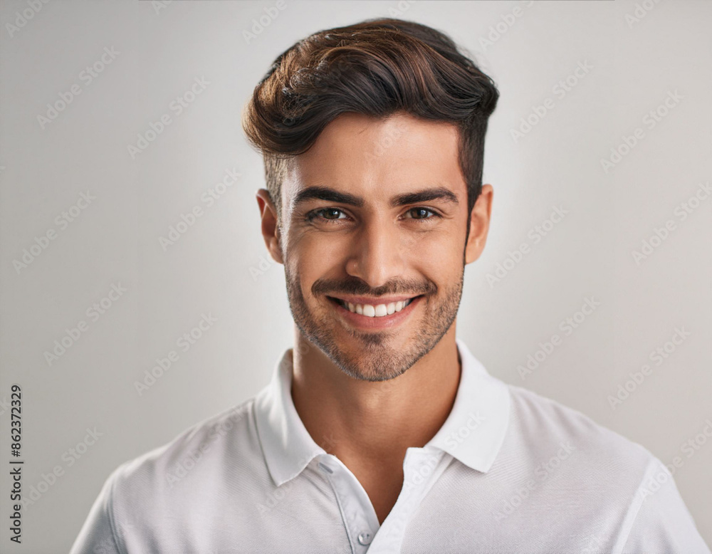 Studio Portrait of Young Handsome Man Studio Portrait of Young Handsome Man