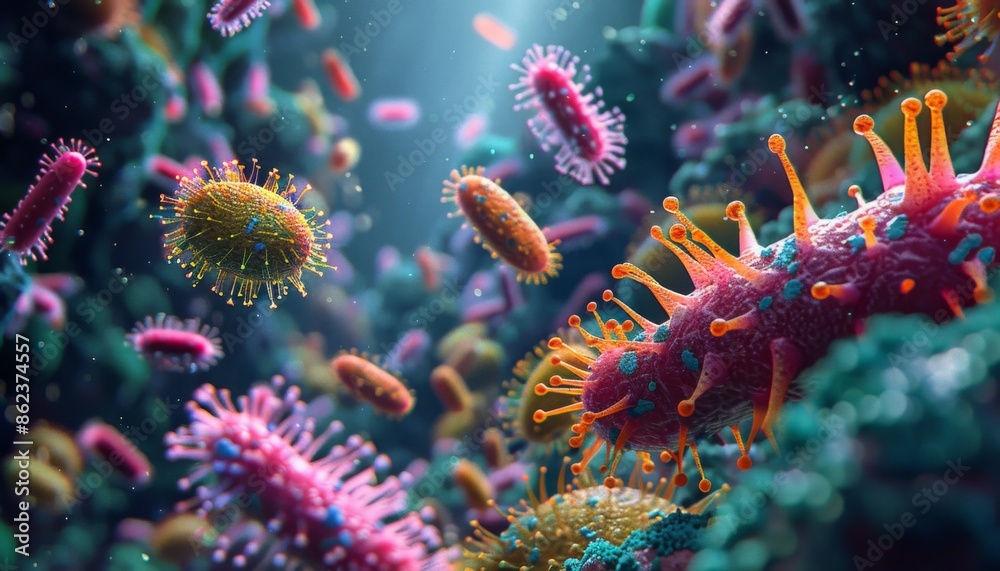 explores horizontal gene transfer, a key mechanism in bacterial evolution where genes are transferred between different species of bacteria