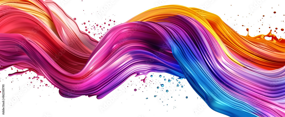 Color brush paint ribbon stroke swirl abstract splash background Color brush paint ribbon stroke swirl abstract splash background