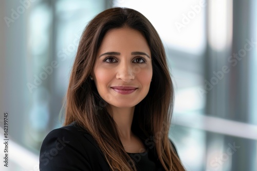 Free Download Confident business woman smiling at camera - GFXLoad