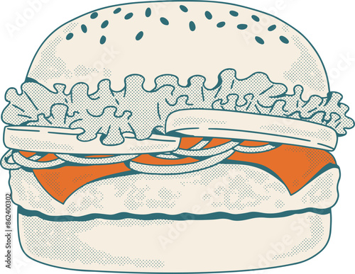 Burger Illustration