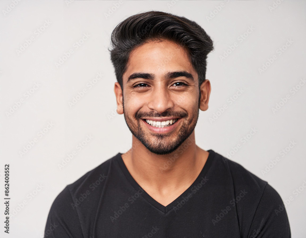 Studio Portrait of Young Handsome Man Studio Portrait of Young Handsome Man