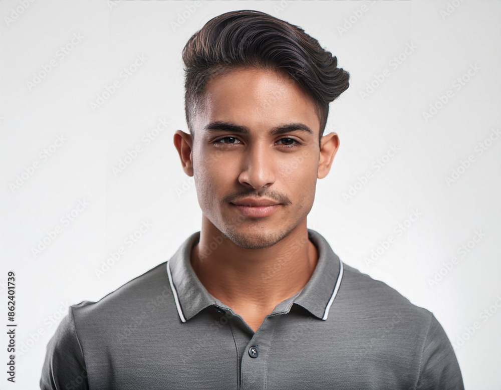 Obraz premium Studio Portrait of Young Handsome Man