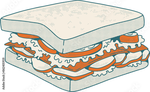 Sandwich Illustration