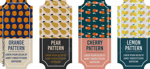 Editable Juice Label Mockup