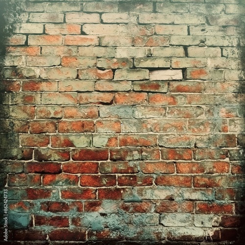 Grunge brick texture of an old wall as a background.