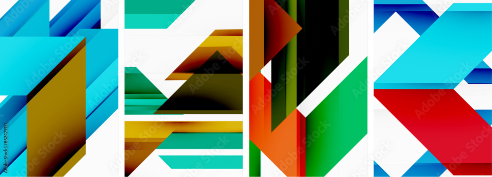 Triangle wallpaper or poster background design Triangle wallpaper or poster background design