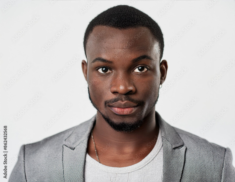 Fototapeta premium Studio Portrait of Young Handsome Man