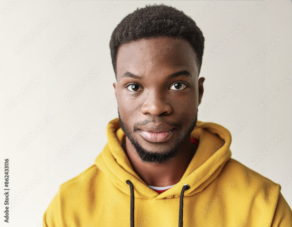Obraz premium Studio Portrait of Young Handsome Man