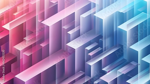 Wallpaper Mural abstract background with squares Torontodigital.ca