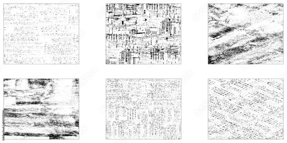 Collection of grunge textures. Overlay textures set. Vector grunge textures collection. Set of distressed black grain texture. Distress Overlay Textures. Vector illustration Collection of grunge textures. Overlay textures set. Vector grunge textures collection. Set of distressed black grain texture. Distress Overlay Textures. Vector illustration